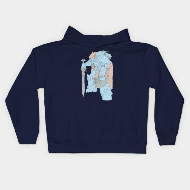 Leman Russ Kids Hoodie by Chaeros Arts